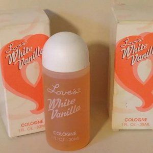 Love's White Vanilla 2 x 1oz by MEM - Vintage HTF